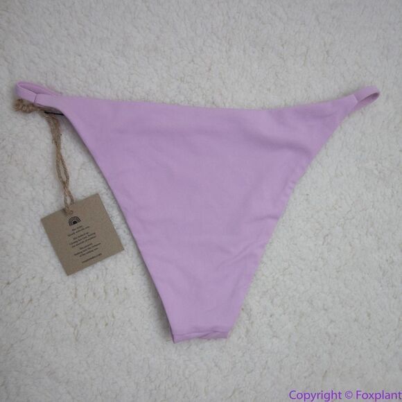 NEW Toast Swim Free People String Bikini Bottom, light purple lilac, S - Picture 7 of 16
